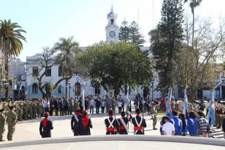 Villaguay rindi homenaje al padre de la patria<br>168 aniversario del fallecimiento del Gral. San Martn en Villaguay