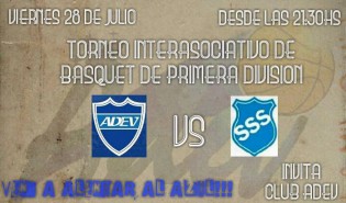 Noche de bsquet ADEV vs Sportivo San Salvador