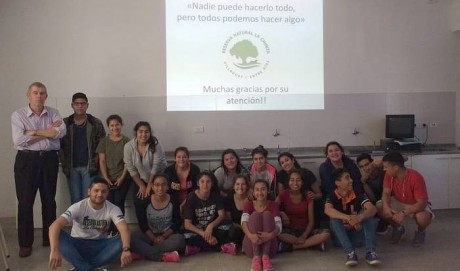 Personal de La Chinita dict un taller sobre reservas naturales en la Escuela 7