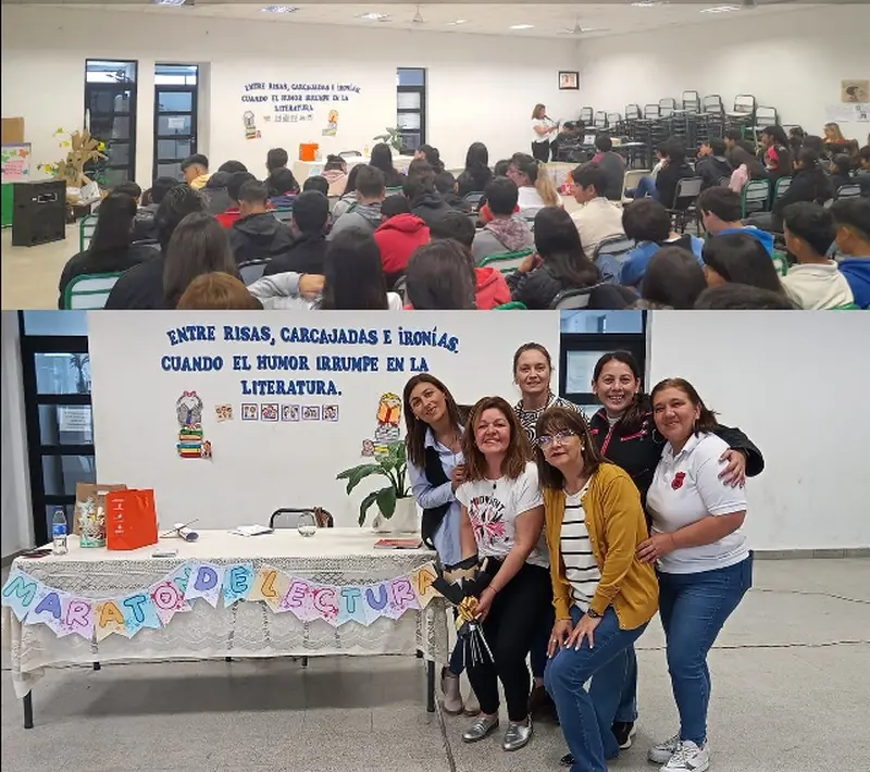 Jornadas en escuela secundaria Norma Bouvet: Cuando el humor irrumpe en la literatura