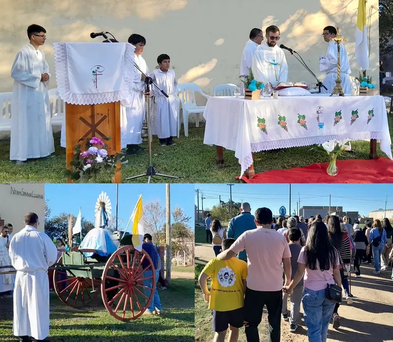 Numerosa participacin en la misa patronal de la Virgen de Lujn