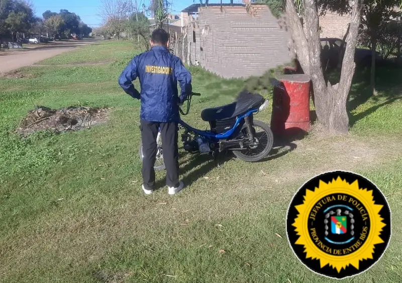 RECUPERARON MOTO CON PEDIDO DE SECUESTRO Y MOTOPARTES VARIAS 