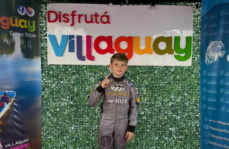 Santiago Secchi primero en el Sper Heat de la categora Mini