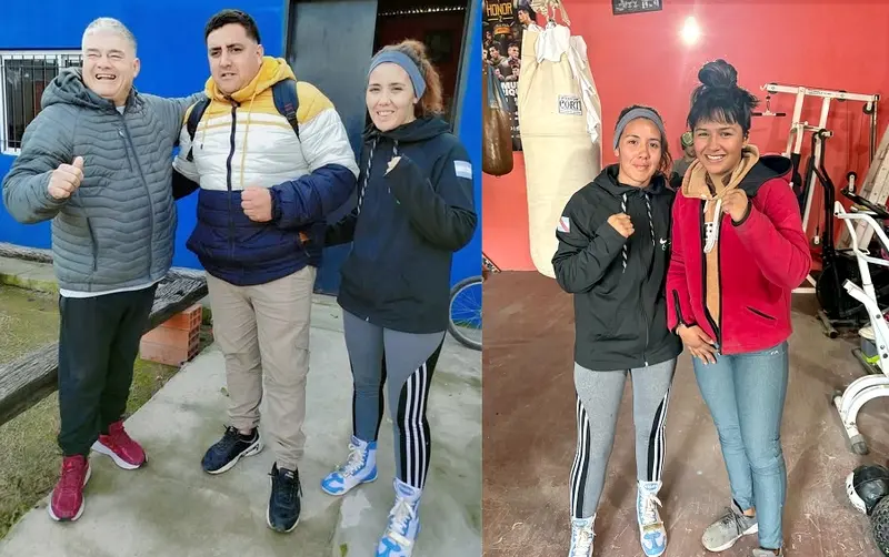 La Joyita Leiva entrena en Santa Fe con el maestro Tito Bermdez