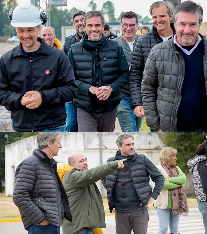Michel y Bahl visitaron el parque industrial de Villaguay e Ingeniero Sajaroff