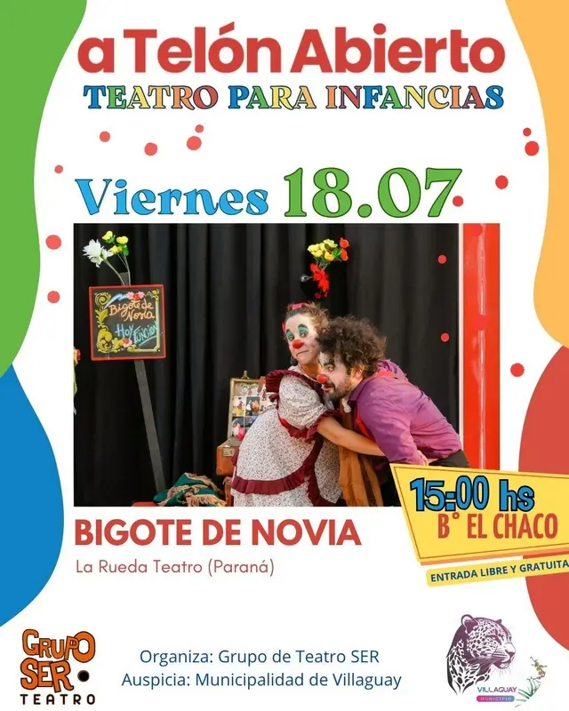 Ciclo de Teatro para Infancias  A Teln Abierto en barrio El Chaco