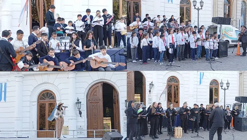 Tarde-noche de escenario abierto en Villaguay