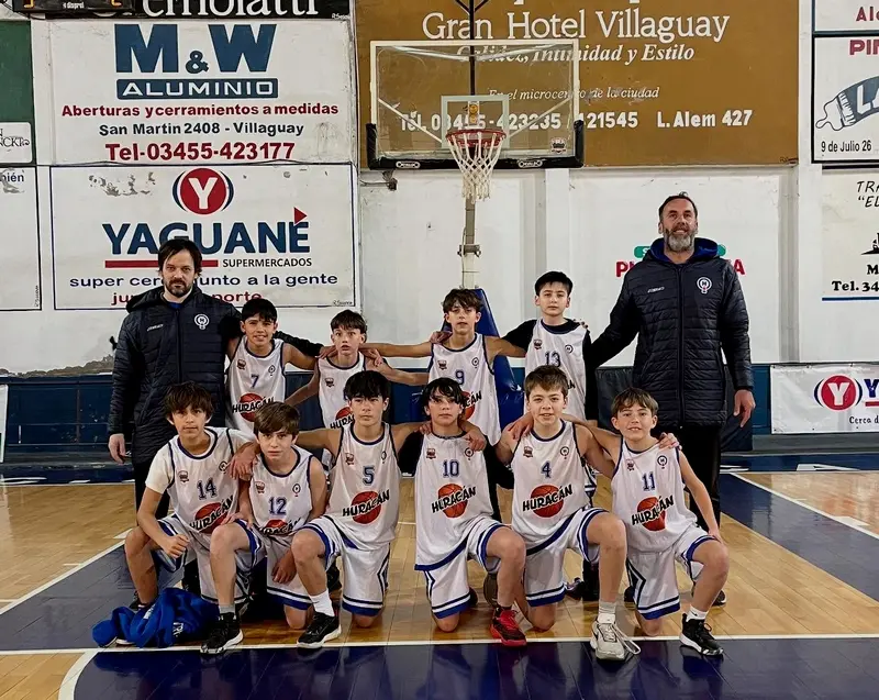Huracan Villaguay: Los U13 se quedaron con la Copa de Plata
