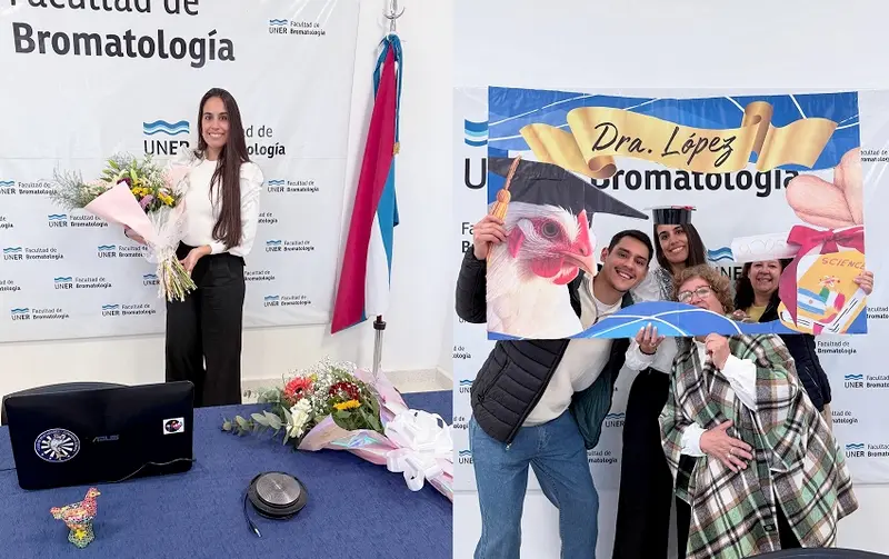 Por Ceferino Azambuyo. Tamara Lpez aprob el doctorado en Ingeniera, Ciencia y Tecnologa de alimentos