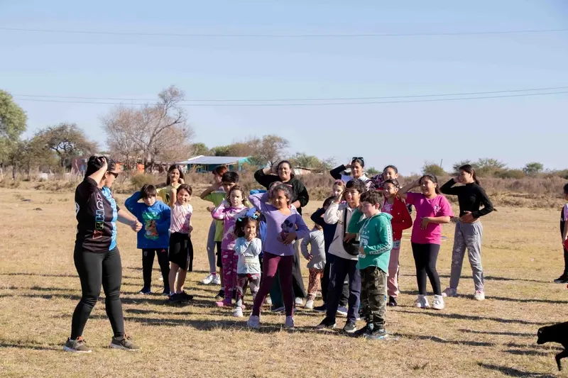 Inicio de las vacaciones de invierno en Villa Domnguez: Primera jornada de actividades recreativas