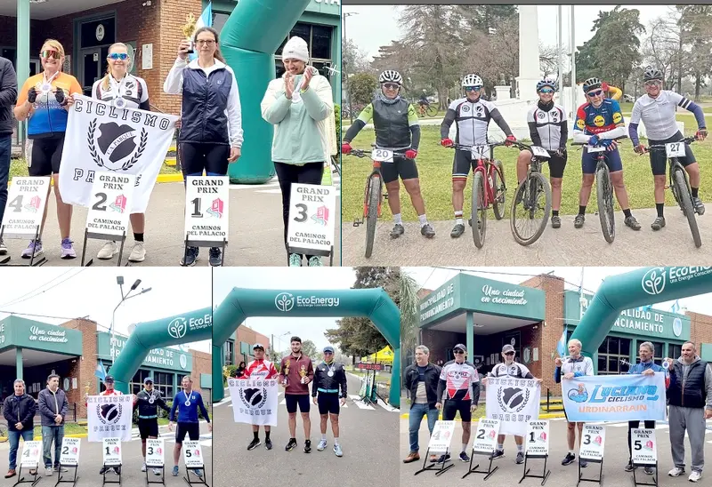 Imponente actuacin de ciclistas locales en Pronunciamiento