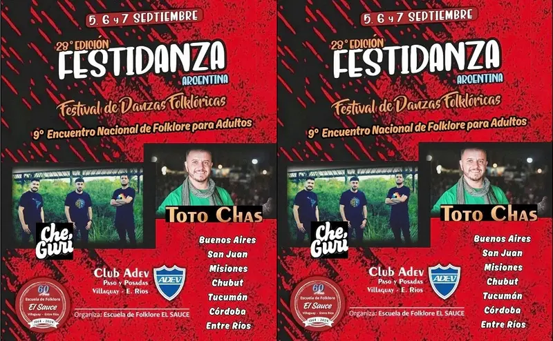 Escuela de Folklore El Sauce realiza el 28 Festidanza y el 9 Encuentro de Folklore para Adultos
