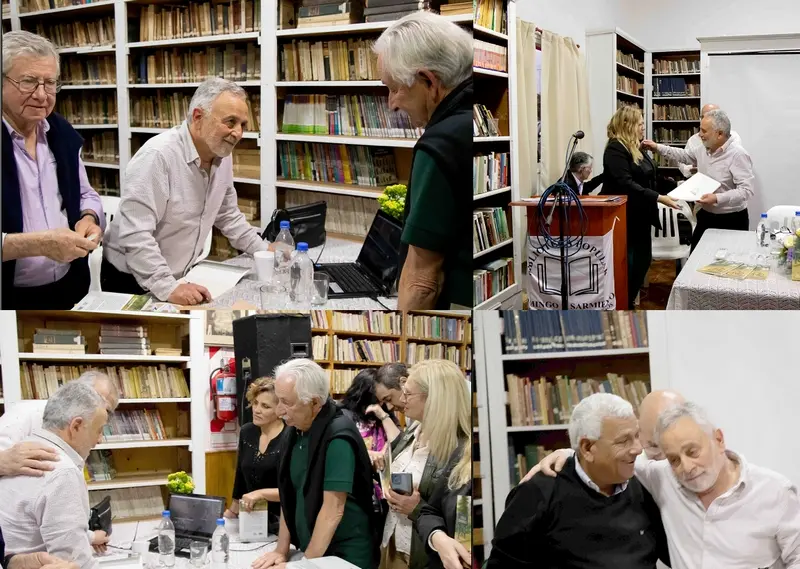 Se present en Villa Domnguez el Libro Por las Calles de Ripio de Horacio Aizicovich