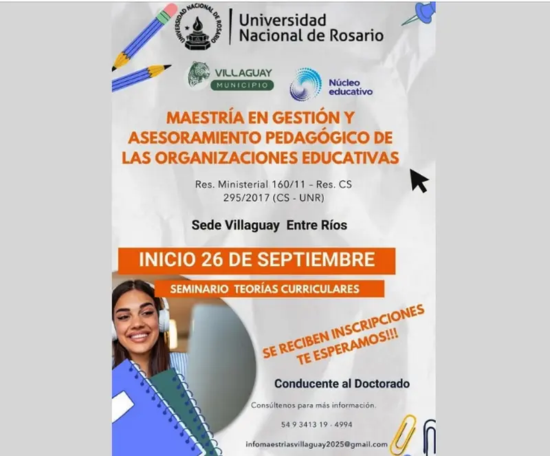 Nueva oportunidad de estudio en Villaguay. Segunda cohorte de la maestra educativa de la UNR