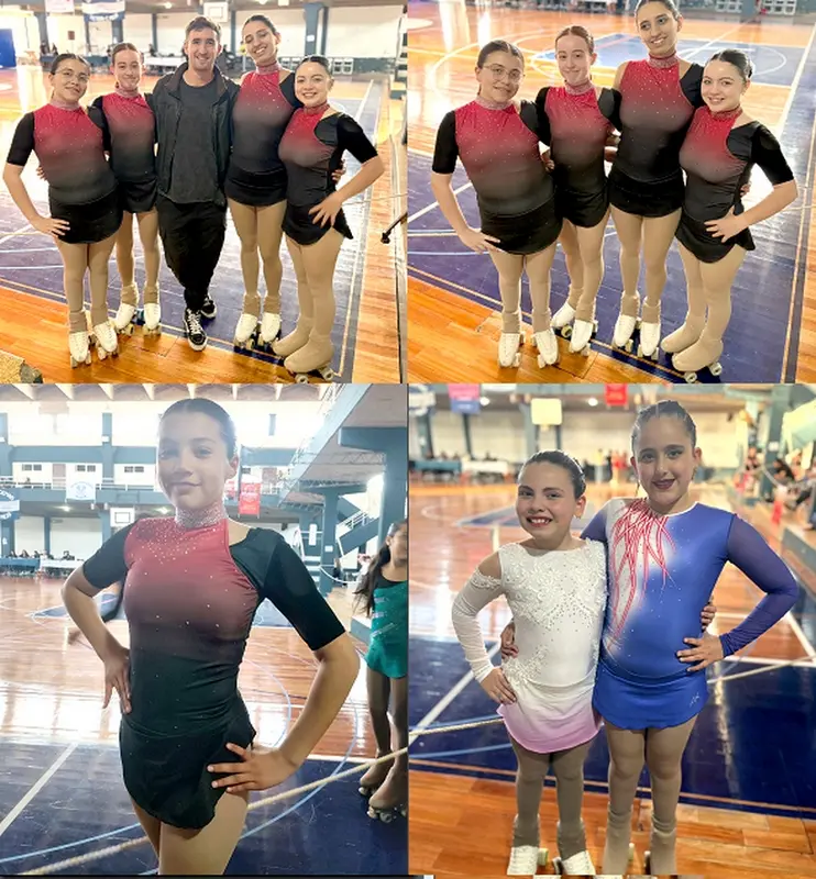 Representantes del Club Barrio Sud de Villaguay brillaron en el provincial de patn artstico