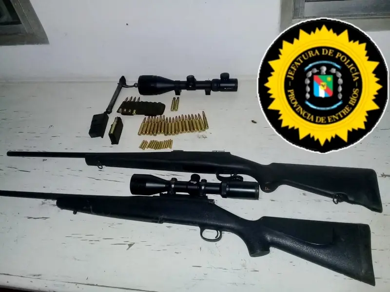 Secuestran armas de fuego por infraccin a la Ley Provincial de Caza