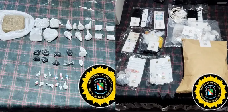 Allanamiento por narcomenudeo, un detenido y secuestro de estupefacientes