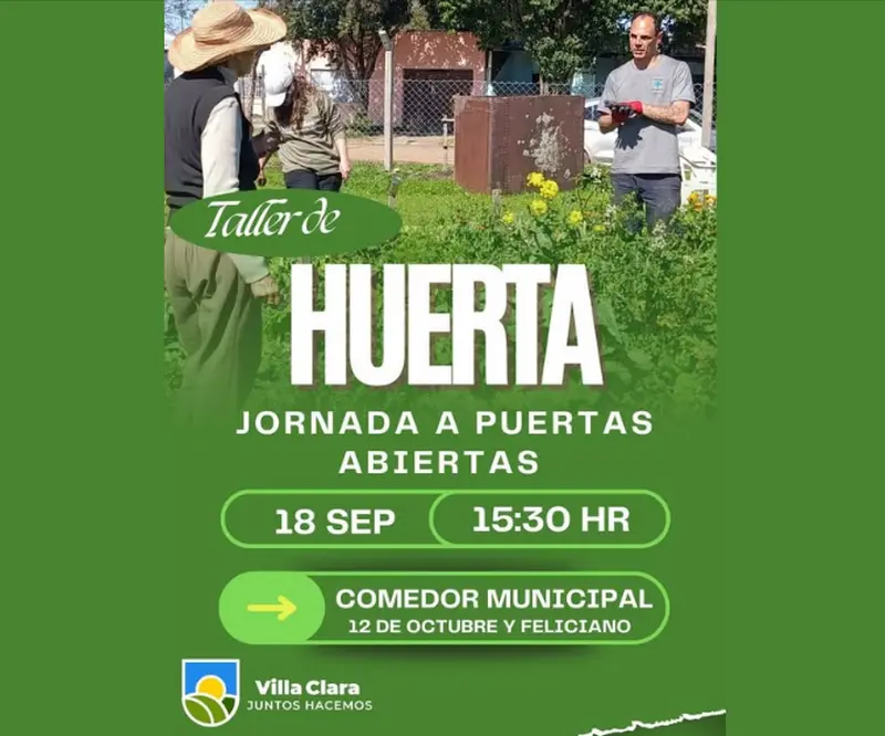 Jornada a puertas abiertas - Taller de huerta