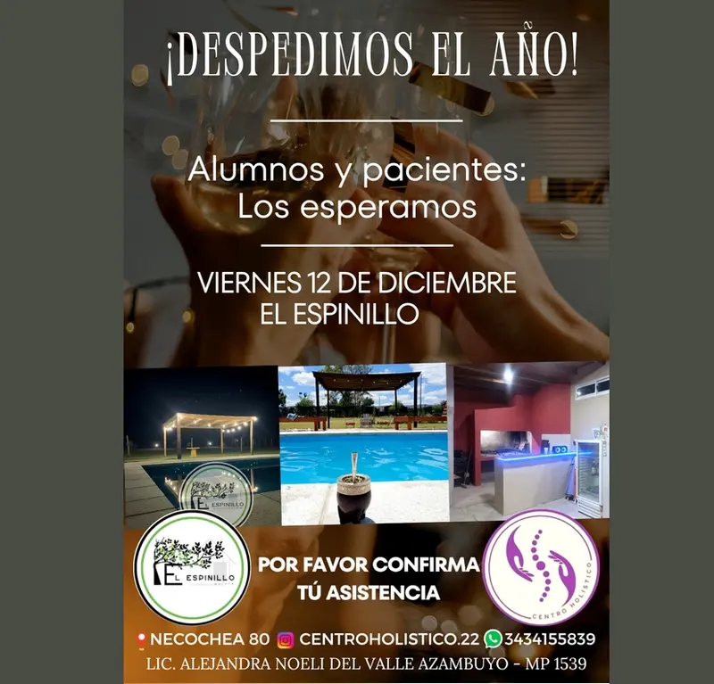 Centro Holstico 22 despide el ao en El Espinillo