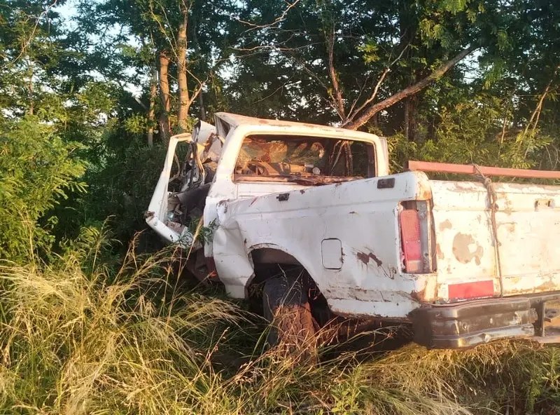 Perdi el control y choc contra un rbol