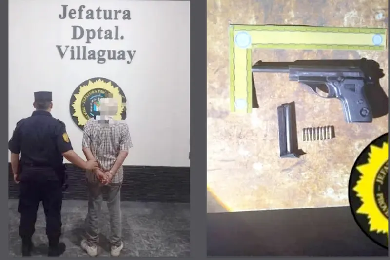Un hombre fue aprehendido tras amenazar con un arma de fuego