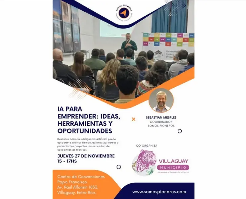 Villaguay Lanza un Curso Presencial para que Emprendedores Aprovechen la Inteligencia Artificial
