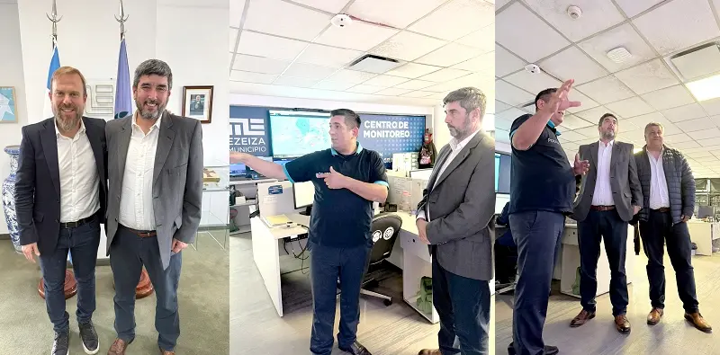 El Intendente Fuertes se reuni con su par de Ezeiza Gastn Granados