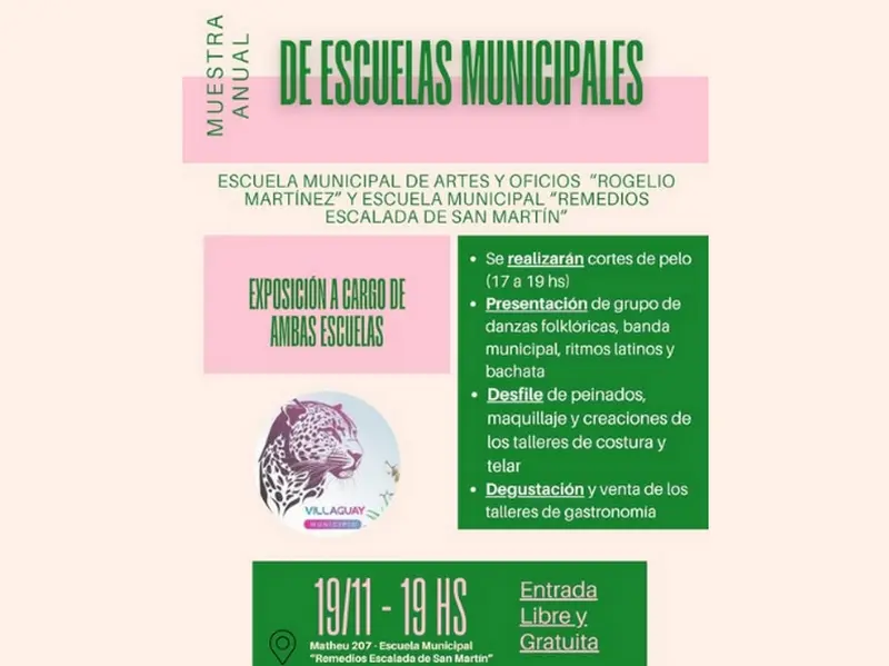 Muestra Anual de Escuelas Municipales