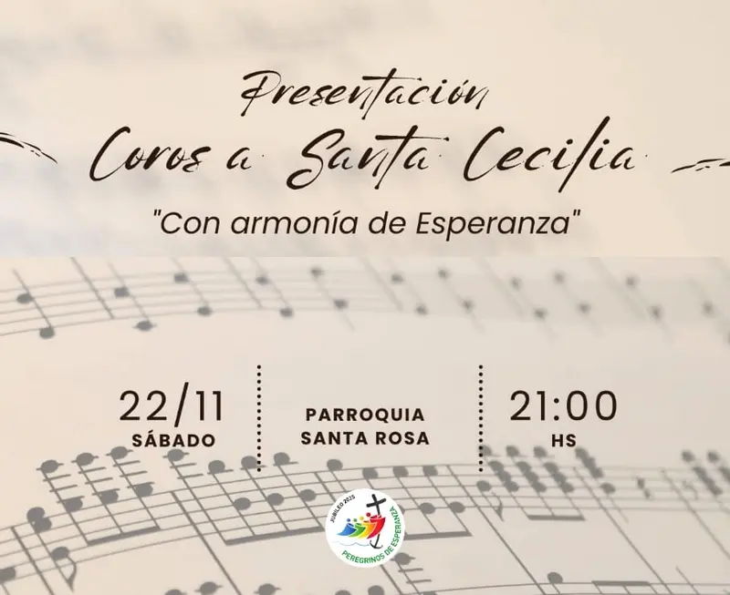 Presentacin de coros a Santa Cecilia