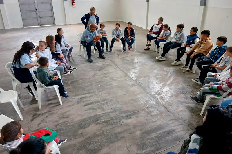 Se realiz una actividad sobre RCP y primeros auxilios en Aldea San Miguel