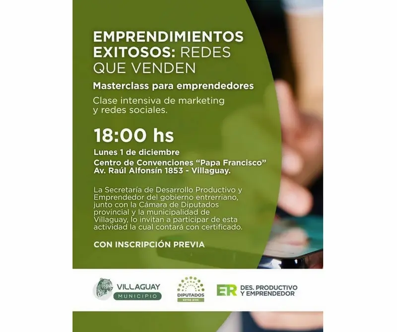 Masterclass: Emprendimientos Exitosos: Redes que Venden