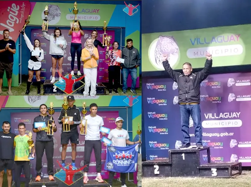 Villaguay Corre 2025: Bruno Colombo y Soledad Quiones llegaron primeros a la meta