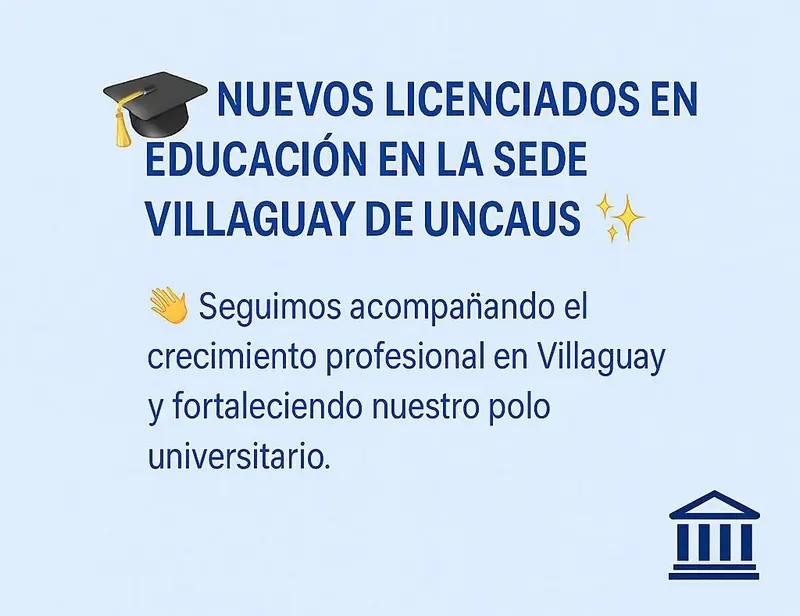 Nuevos egresados de la Licenciatura en educaci�n  -  Sede Villaguay