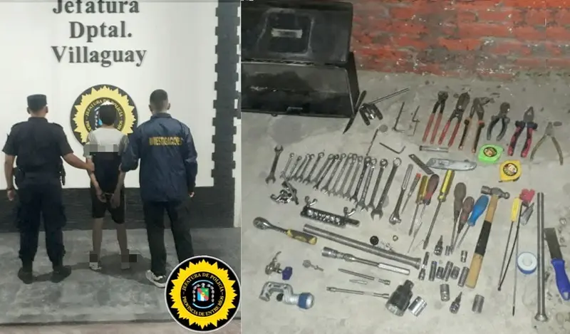 Fue aprehendido por robo en flagrancia