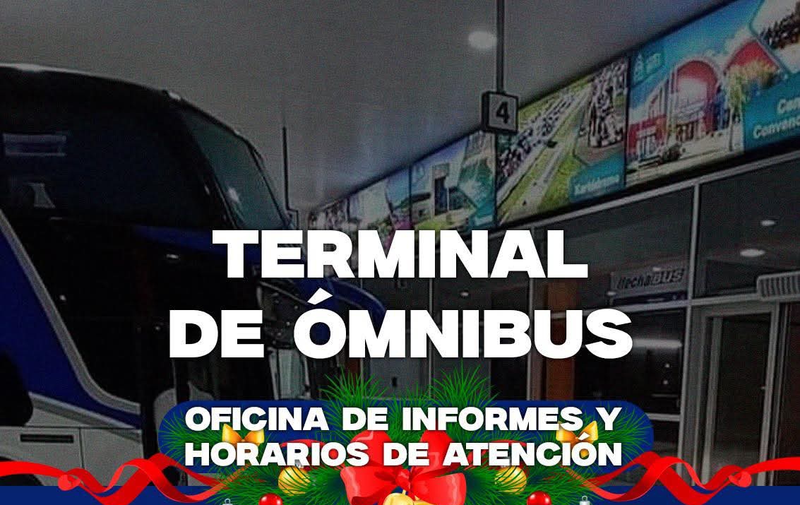 Terminal de �mnibus | Horarios Especiales por las Fiestas