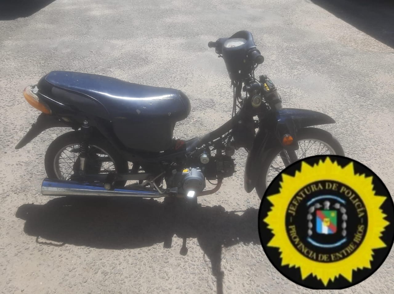 La polic�a recuper� una moto robada