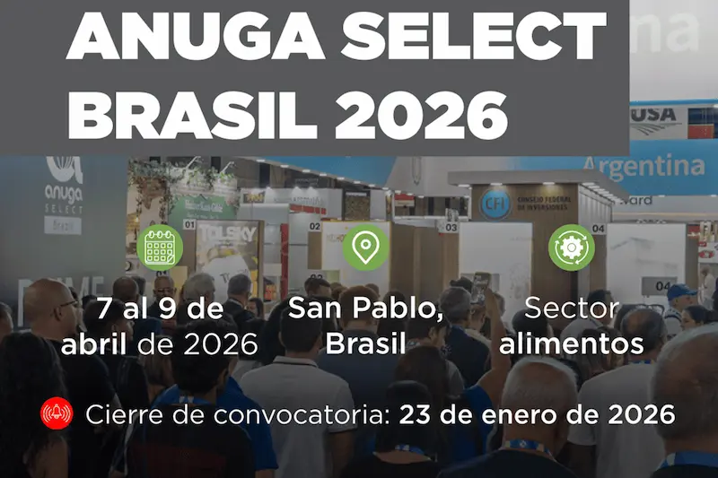 Invitan a exportadores a formar parte de Anuga Select Brazil 2026
