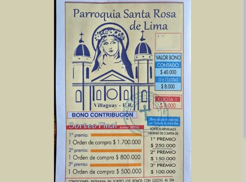 Bono Contribuci�n Santa Rosa Villaguay