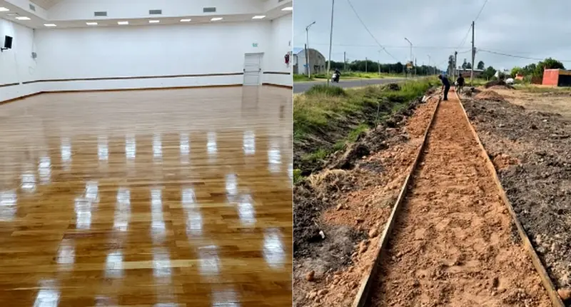 Fuertes destac� el mantenimiento en el CC y la construcci�n de veredas en calle Paysand�