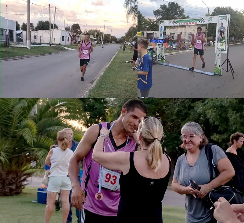 Marat�n Ni Una Menos: El atleta Esteban Cisneros logr� el primer puesto en su categor�a representando a La Casita