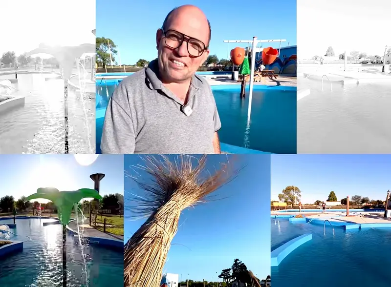 Jaime Velez se�al� la inmensa alegr�a por la concreci�n del complejo de piletas