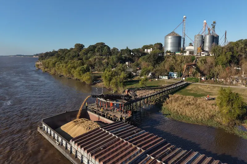 Las estaciones portuarias de La Paz, Santa Elena y Puerto M�rquez funcionan a pleno por r�cord de cosecha