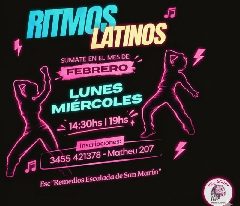 Clases de Ritmo Latino en la Escuela Remedios Escalada de San Mart�n