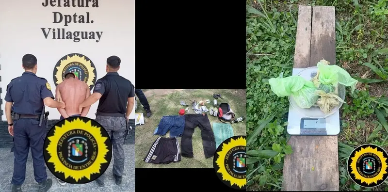 Fue aprehendido por violaci�n de domicilio en flagrancia y participaci�n en otro il�cito