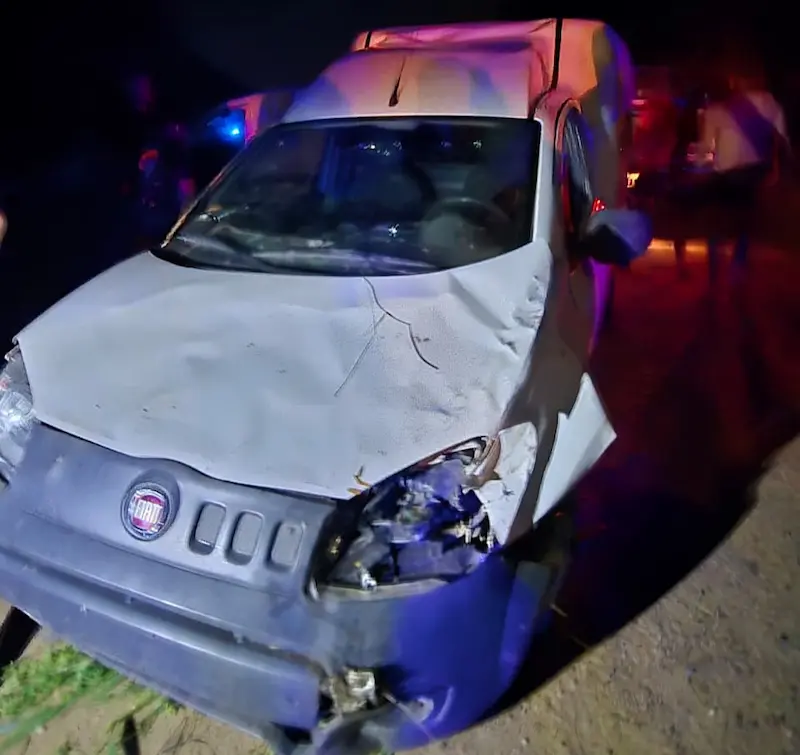 Volc� por esquivar una moto sin luces