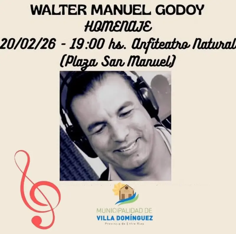 Homenaje musical a Walter Godoy en Villa Dom�nguez