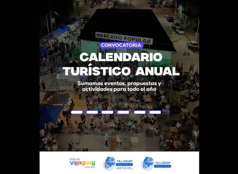 Convocatoria abierta: Calendario tur�stico anual