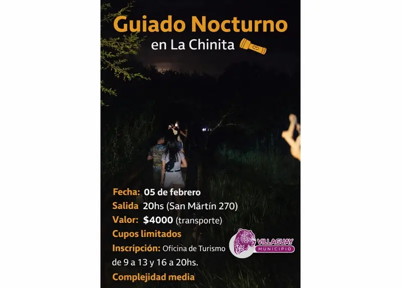 Preparate para una nueva salida nocturna en La Chinita