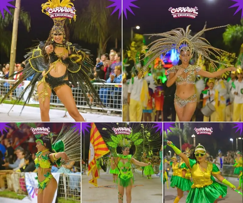 Sigue el Carnaval en Villaguay con la tercera noche de corsos