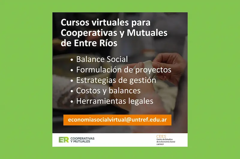 El gobierno provincial impulsa un ciclo de cursos virtuales para cooperativas y mutuales